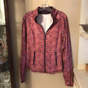 Maurices Pink & Purple Workout Jacket Size XL